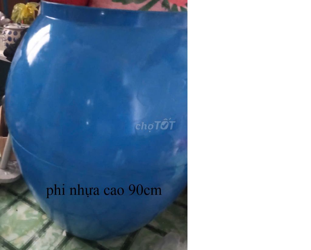 Thùng phi nhựa xanh dương 90cm, 200 L. Mua bán Nội thất, đồ gia dụng khác tại Quận Ninh Kiều Cần Thơ được đăng bởi CT hình 1