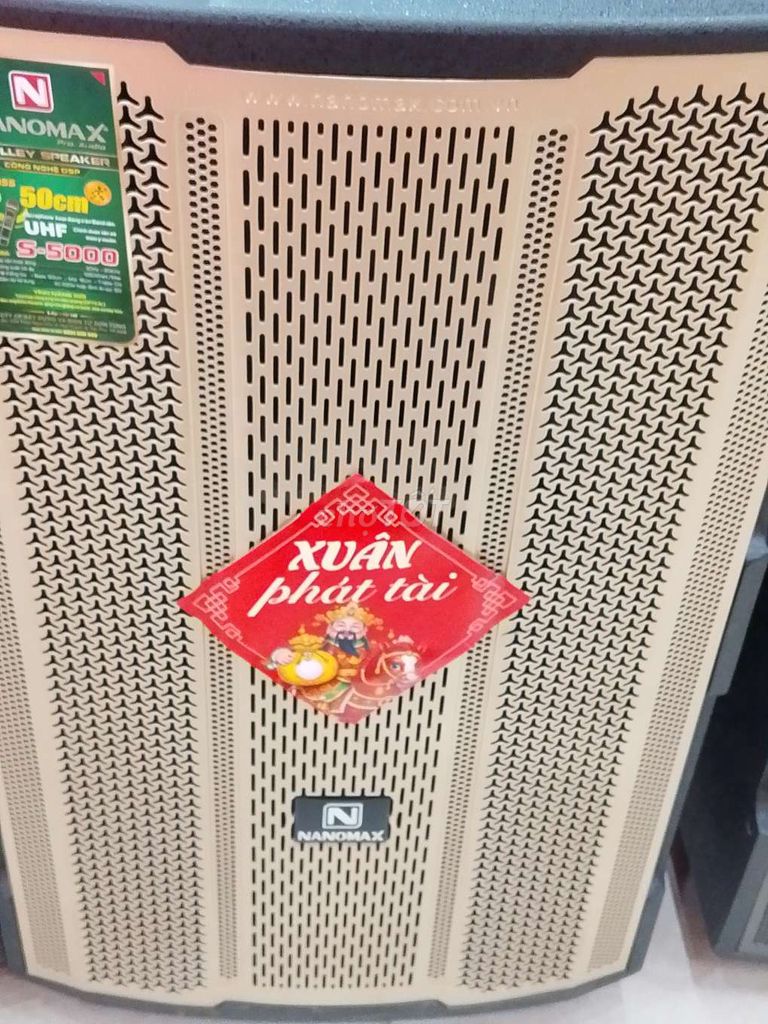 Loa kéo Nanomax S-5000 Vàng đồng. Mua bán Tivi, Âm thanh tại Thành Phố Đồng Hới Quảng Bình được đăng bởi Hải Đảo Phạm hình 1
