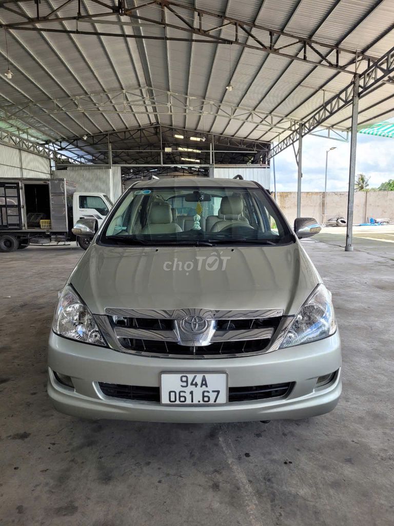 BÁN XE TOYOTA INNOVA 2007 Bản G