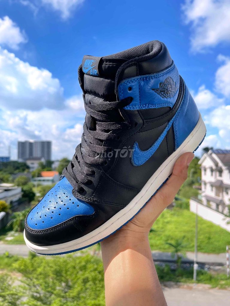 Giày Nike Air Jordan 1 Royal full box size 44 real