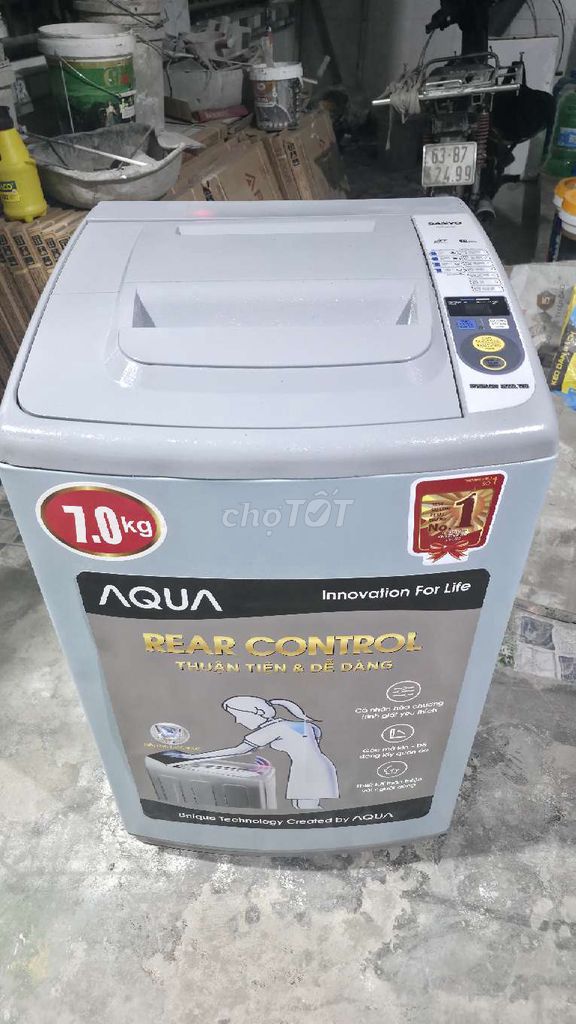 Máy giặt Aqua 7.0 kg. Mua bán Máy giặt tại Thành phố Mỹ Tho Tiền Giang được đăng bởi HÀNG QUA SỬ DỤNG hình 1