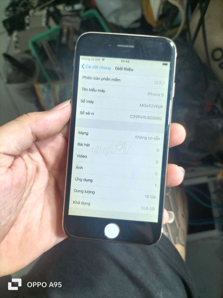 Iphone 6 nghe gọi mất vân....450k