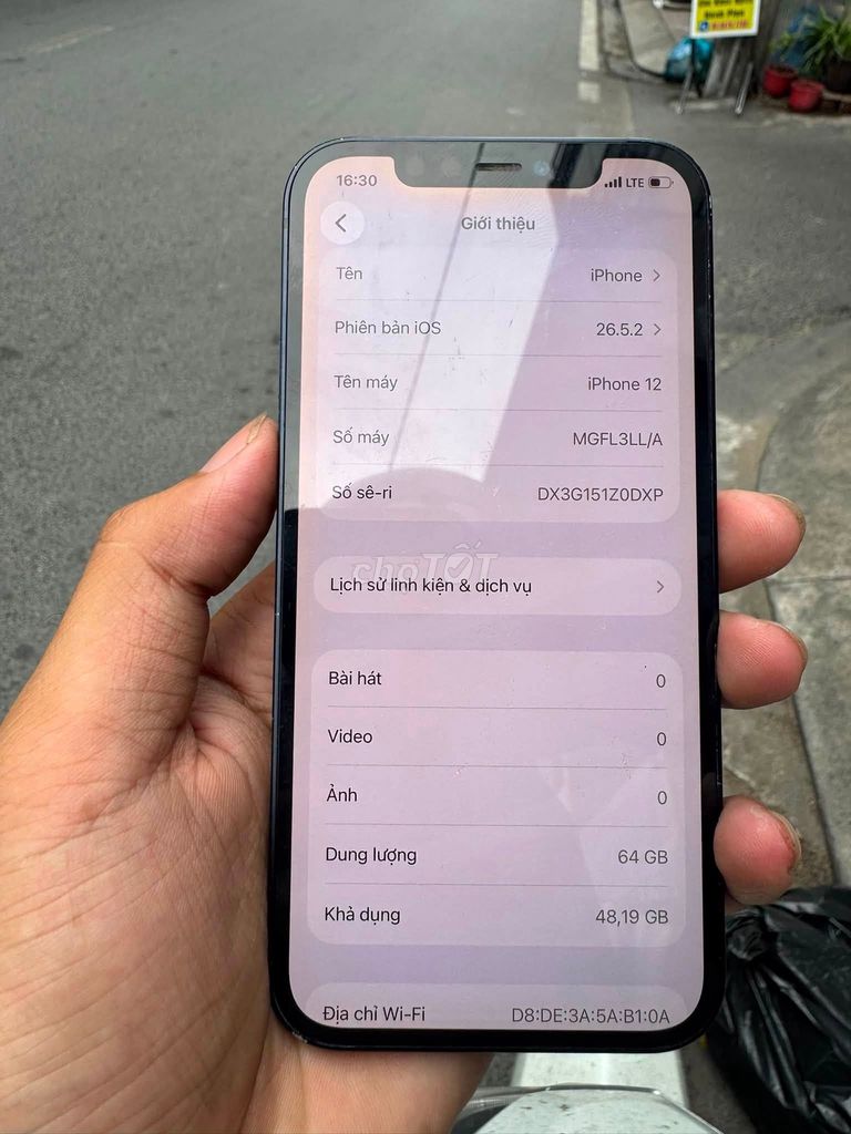 iPhone 12 64GB Đen Đã qua sử dụng. Mua bán Điện thoại tại Quận 5 Tp Hồ Chí Minh được đăng bởi Hội Đồ Điện Tử hình 1
