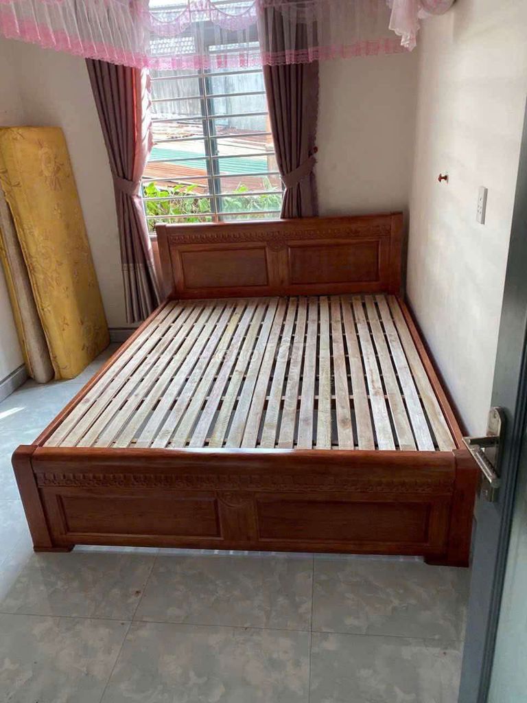 Giường ngủ 1m4 x 2m. Mua bán Giường, chăn ga gối nệm tại Thành phố Buôn Ma Thuột Đắk Lắk được đăng bởi Nội thất Rèm màn Huyền Bmt  hình 1