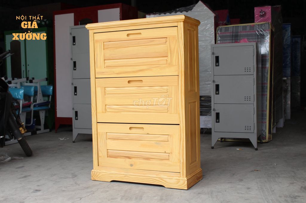 TỦ GỖ ĐỰNG GIÀY DÉP - TỦ NGANG 80 TỦ THÔNG MINH. Mua bán Tủ, kệ gia đình tại Quận 10 Tp Hồ Chí Minh được đăng bởi Nội Thất Giá Xưởng  hình 1