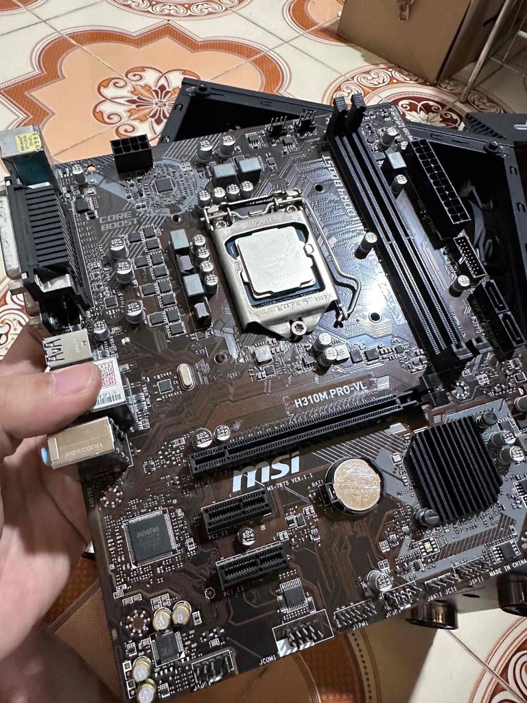Combo CPU i3-9100F Main MSI H310M. Mua bán Linh kiện (RAM, Card...) tại Huyện Sóc Sơn Hà Nội được đăng bởi Đàm Ích Công hình 1