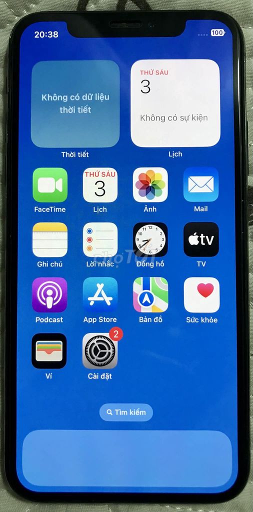 Apple iPhone X 256GB Đen Đã sử dụng. Mua bán Điện thoại tại Huyện Giao Thủy Nam Định được đăng bởi Vu Van Hien hình 1