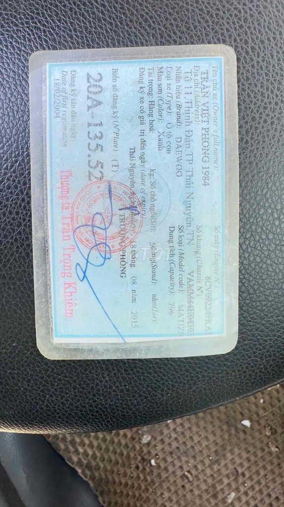 Daewoo Matiz 2005 SE 0.8 MT -. Mua bán Ô tô tại Huyện Phú Hòa Phú Yên được đăng bởi Truong thanh nhị hình 8