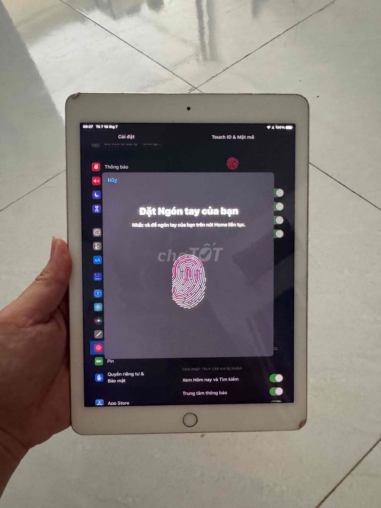 Apple iPad 9.7 inch 32GB Vàng đồng. Mua bán Máy tính bảng tại Thành phố Dĩ An Bình Dương được đăng bởi DUC hình 1