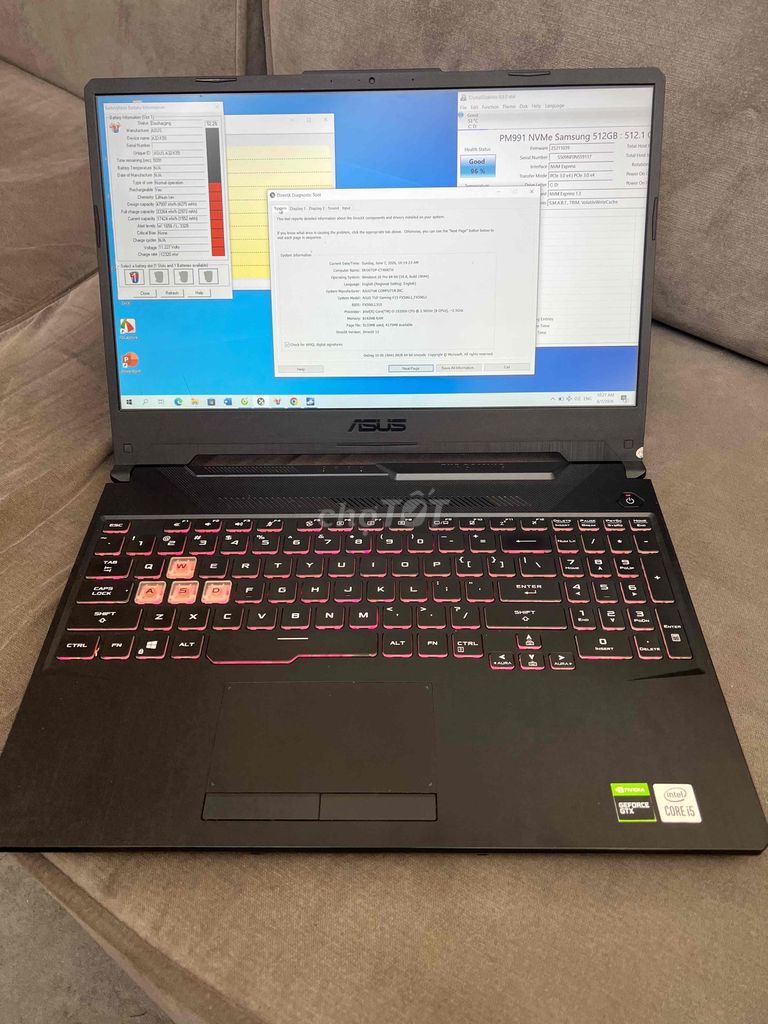 Asus Tuf Gaming F15 I5-10300H. Mua bán Laptop tại Quận Đống Đa Hà Nội được đăng bởi HQ Computer hình 1