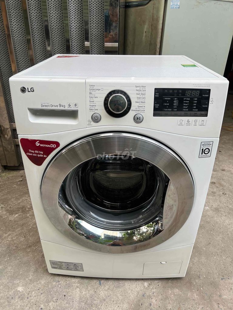 Máy giặt LG 9kg Inverter Trắng. Mua bán Máy giặt tại Quận Đống Đa Hà Nội được đăng bởi e huy 168 nguyễn xiển hình 1