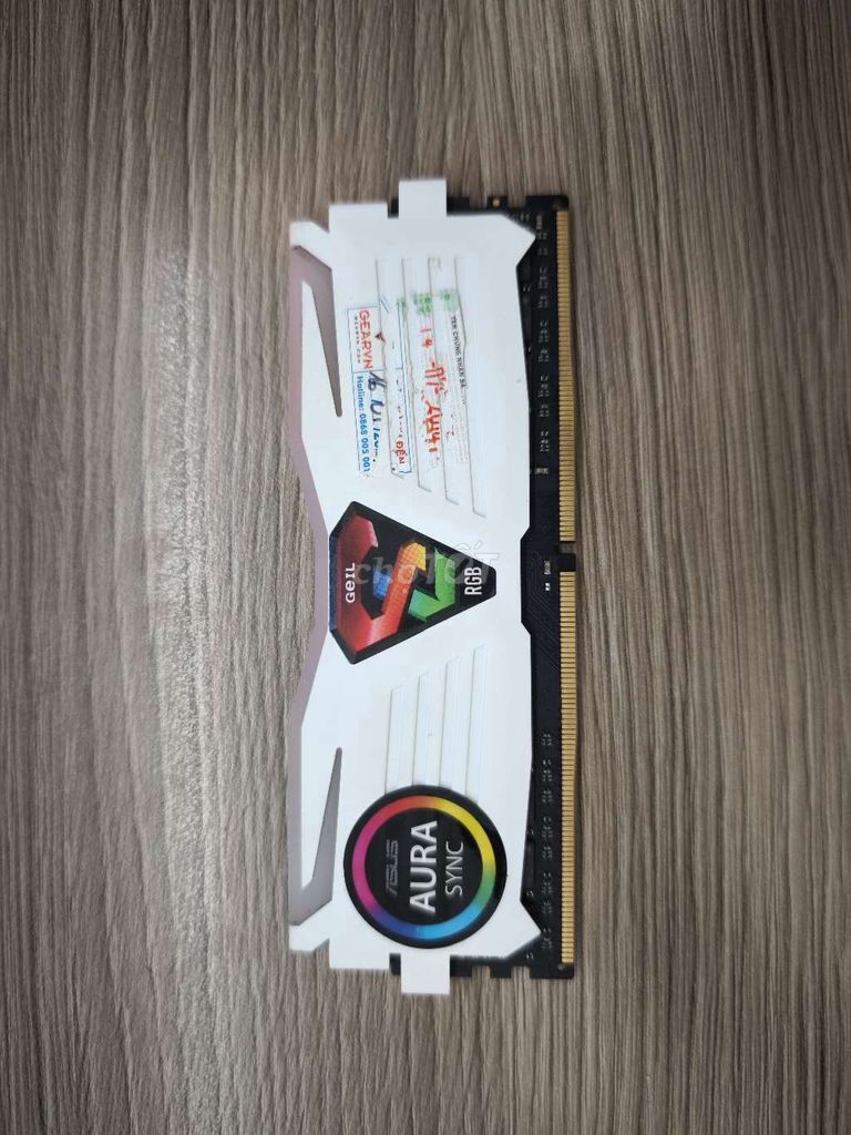 RAM Geil DDR4 8GB 3200MHz Trắng Mới. Mua bán Linh kiện (RAM, Card...) tại Huyện Hóc Môn Tp Hồ Chí Minh được đăng bởi Trung hình 1