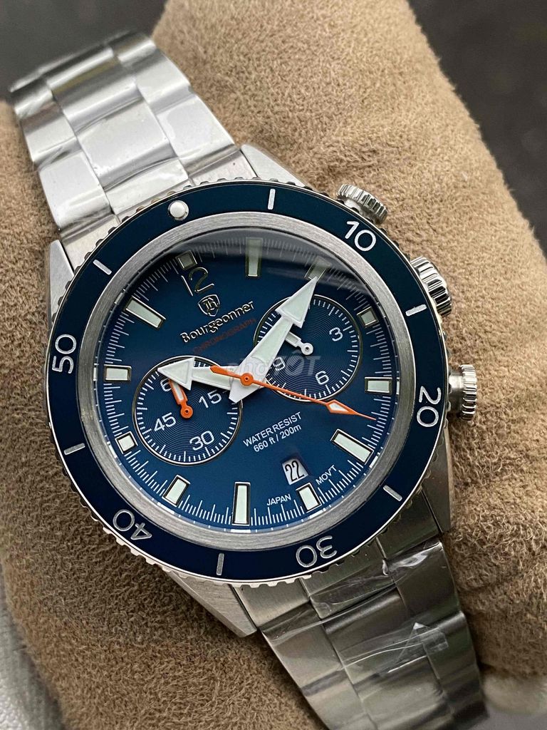 Đồng hồ Bourgeonner Thép Không Gỉ 41mm. Mua bán Đồng hồ tại Thành phố Vũng Tàu Bà Rịa - Vũng Tàu được đăng bởi  Đồng Hồ truyền Nguyễn  hình 1