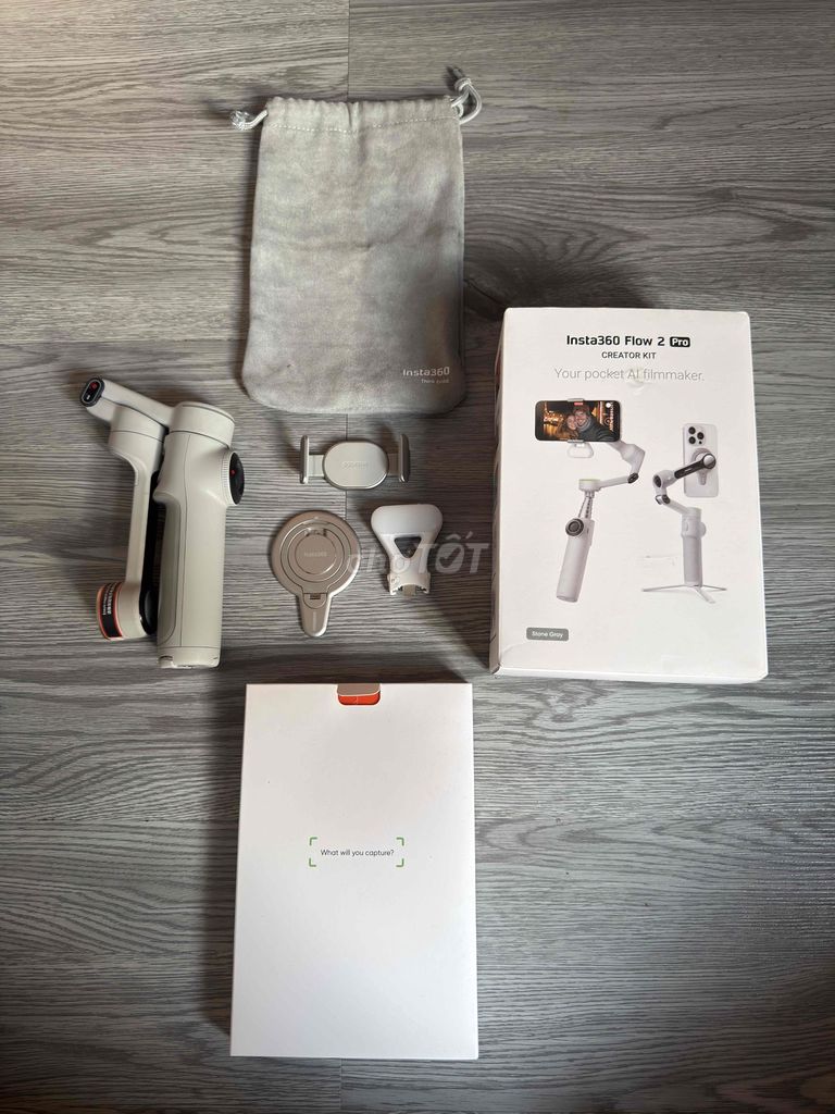 Gimbal Insta360 Flow 2 Pro Xám. Mua bán Máy ảnh, Máy quay tại Huyện Vĩnh Thạnh Cần Thơ được đăng bởi Thái Phạm hình 1