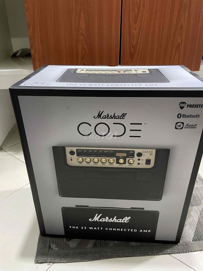 Amply guitar Marshall CODE 25 Đen. Mua bán Tivi, Âm thanh tại Quận 6 Tp Hồ Chí Minh được đăng bởi an khang hình 1