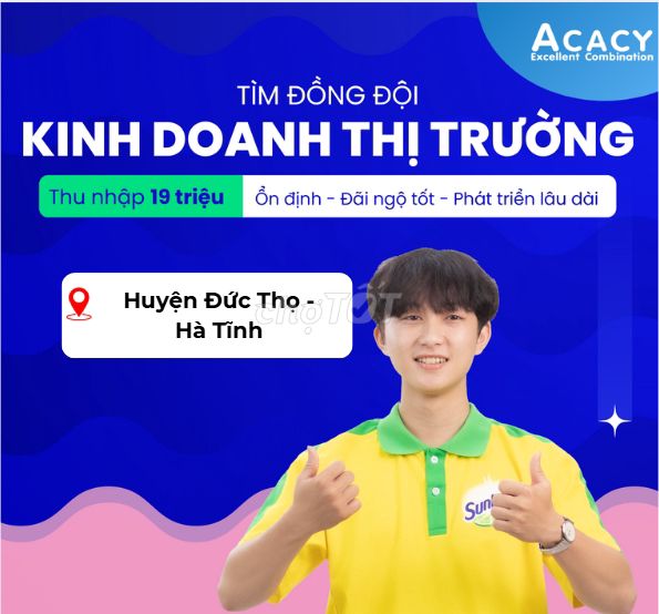 TUYỂN NHÂN VIÊN SALE THỊ. Việc làm Bán hàng tại Huyện Đức Thọ Hà Tĩnh được đăng bởi Đỗ Nhật Lâm hình 1