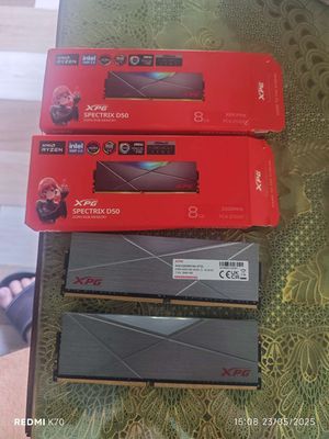 Cặp ram adata D50 led rgb 8gb x2 buss 3k2 bảo h 3n. Mua bán Linh kiện (RAM, Card...) tại Thành phố Đông Hà Quảng Trị được đăng bởi Linh