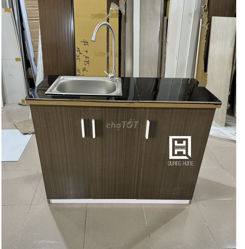 TỦ BẾP NHỰA-TỦ BẾP NHỰA ĐÀI LOAN-TỦ BẾP ĐL MINI. Mua bán Tủ, kệ gia đình tại Thành phố Dĩ An Bình Dương được đăng bởi Nội Thất Quang Hùng TD hình 1
