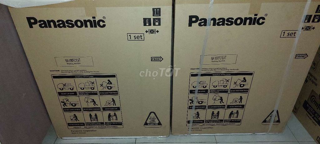 Máy giặt sấy Panasonic NA-V90FC1LVT 9/2kg BH 5 năm
