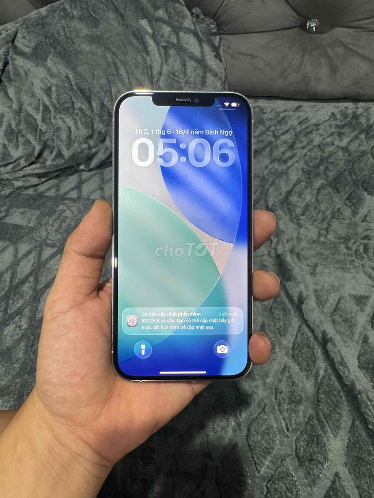 iPhone 12 Pro Max 128GB Trắng. Mua bán Điện thoại tại Thành phố Đồng Xoài Bình Phước được đăng bởi Cường Phát hình 1