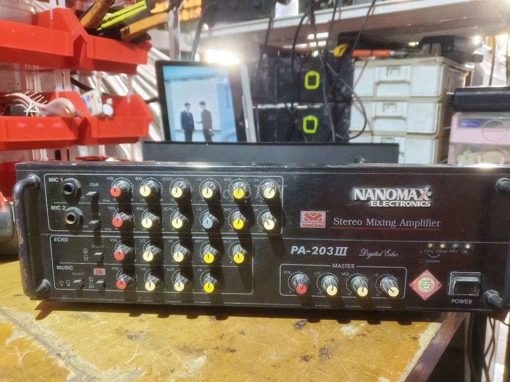Amply karaoke NANOMAX 12 sò có Bluetooth . Mua bán Tivi, Âm thanh tại Thành phố Bến Tre Bến Tre được đăng bởi Đồ Cũ Đoàn Phát hình 1