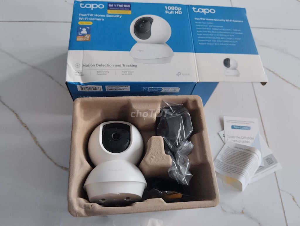 Camera TP-Link Tapo C200C mới nguyên. Mua bán Máy ảnh, Máy quay tại Huyện Thanh Trì Hà Nội được đăng bởi Nguyễn Văn Nam hình 1