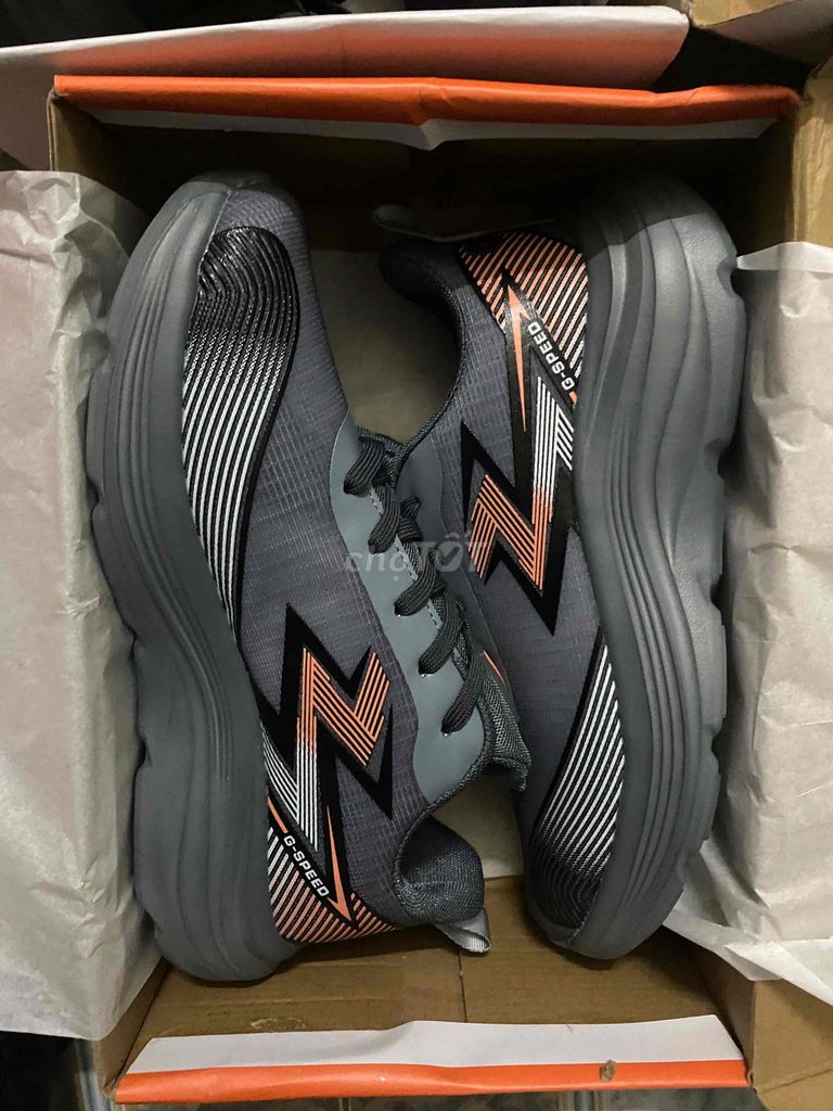 Giày thể thao nam Đen size 43. Mua bán Giày dép tại Quận Thanh Xuân Hà Nội được đăng bởi  LÊ ANH TÚ hình 1