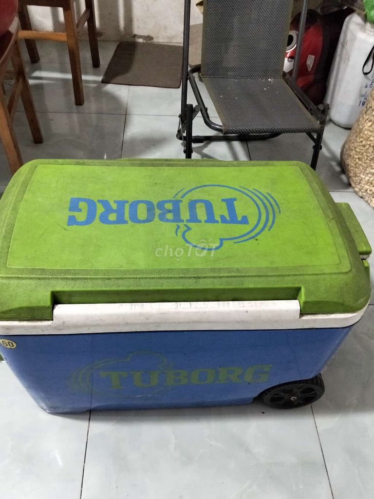 Thùng giữ nhiệt Tuborg Nhựa Xanh lá, xanh dương. Mua bán Dụng cụ nhà bếp tại Thành phố Dĩ An Bình Dương được đăng bởi Nguyễn Thị Bích Thục hình 1