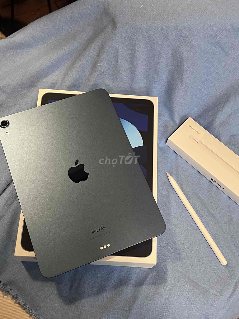 Ipad Air 5 10.9 inch 256GB màu xanh+ Tặng kèm bút