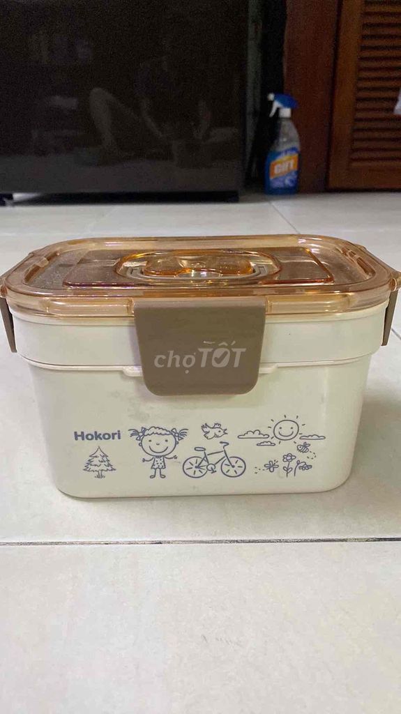 Hộp cơm giữ nhiệt Hokori Trắng. Mua bán Dụng cụ nhà bếp tại Quận 10 Tp Hồ Chí Minh được đăng bởi Chi Thanh hình 1