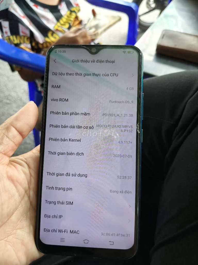 Vivo Y17 4GB Xanh. Mua bán Điện thoại tại Quận 4 Tp Hồ Chí Minh được đăng bởi Thanh Trà  hình 1