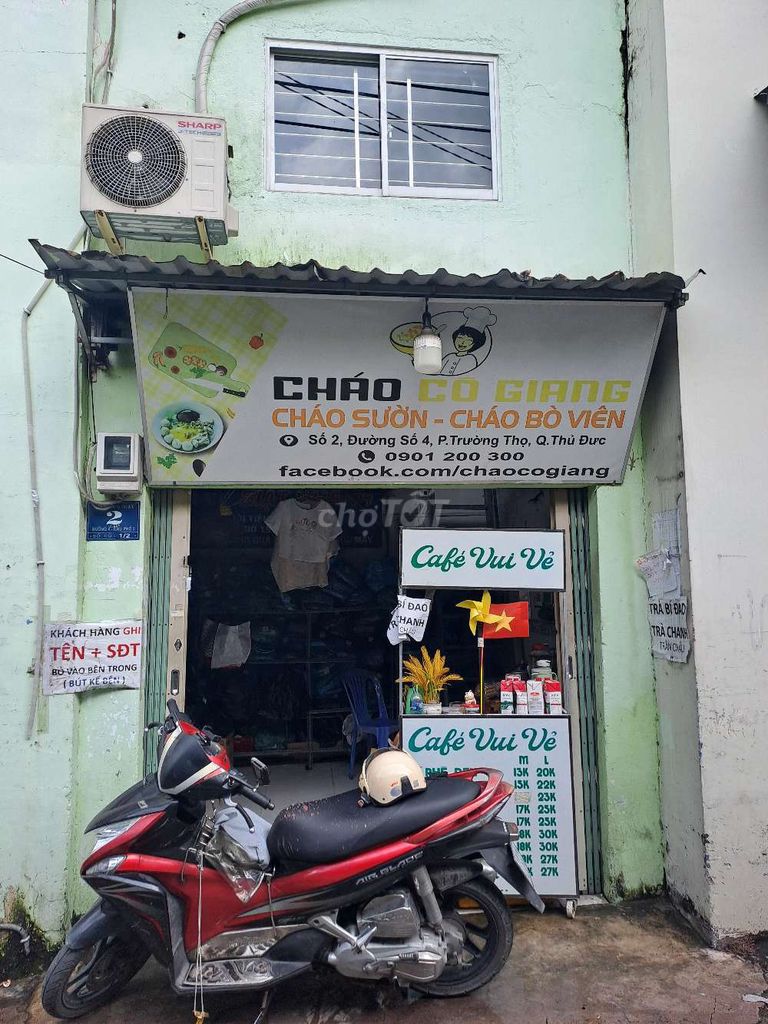 Mặt Bằng cho bán mang đi