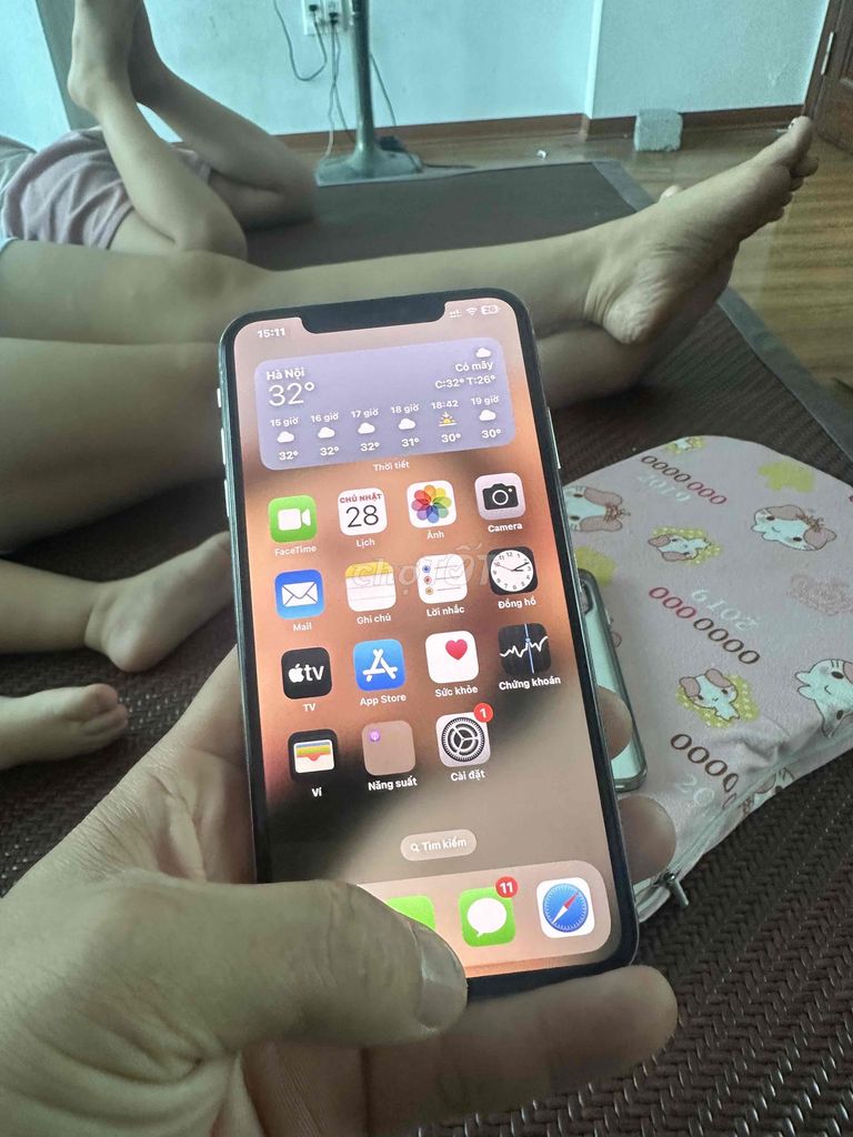 Apple iPhone XS Max Trắng Đã sử dụng pin zin. Mua bán Điện thoại tại Huyện Thanh Trì Hà Nội được đăng bởi Vũ Đảm hình 1