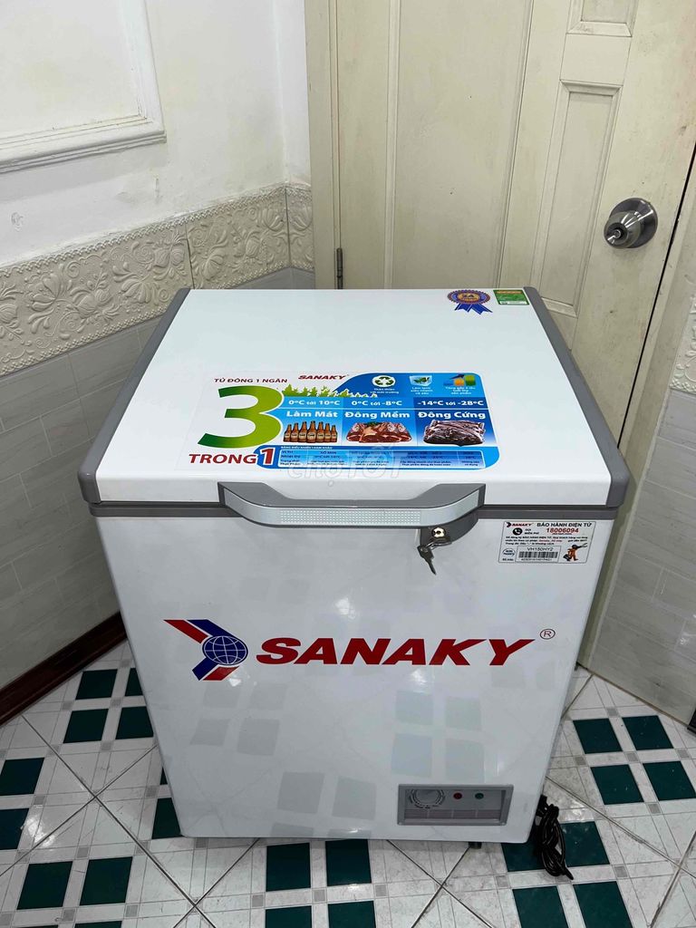 Tủ lạnh Sanaky VH-150HY2 100L Trắng. Mua bán Tủ lạnh tại Quận Hải Châu Đà Nẵng được đăng bởi lê minh đức hình 1