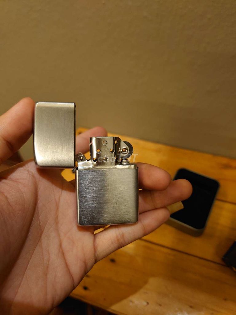 Bật lửa Zippo 1956 Crom Bạc. Mua bán Đồ sưu tầm, đồ cổ tại Huyện Đức Hòa Long An được đăng bởi Phúc Nguyễn hình 1