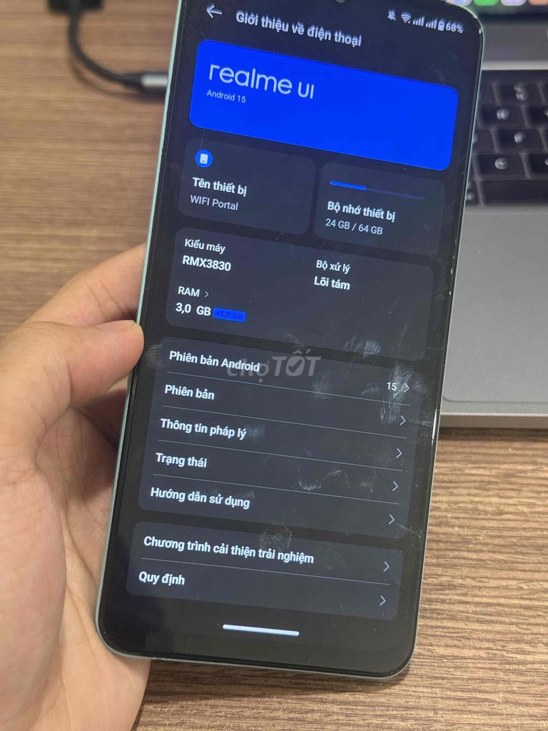 Realme C51 3GB/64GB Xanh ngọc. Mua bán Điện thoại tại Thành phố Thủ Dầu Một Bình Dương được đăng bởi Nguyễn Tiến Thành hình 1