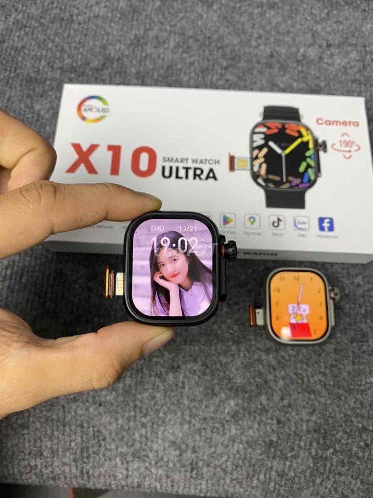 Đồng Hồ Thông Minh Watch X10 Ultra Viền TiTan 49MM