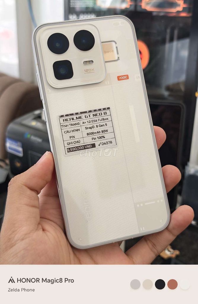 GT Neo 8 12GB+256GB Đẹp. Mua bán Điện thoại tại Quận Ninh Kiều Cần Thơ được đăng bởi Zelda Phone hình 1