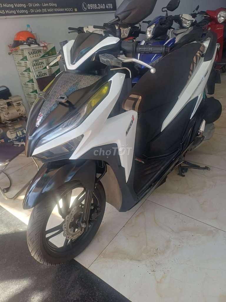 Honda Vario 150i Trắng đen. Mua bán Xe máy tại Huyện Di Linh Lâm Đồng được đăng bởi xe  khánh ngọc và uy vũ hình 2