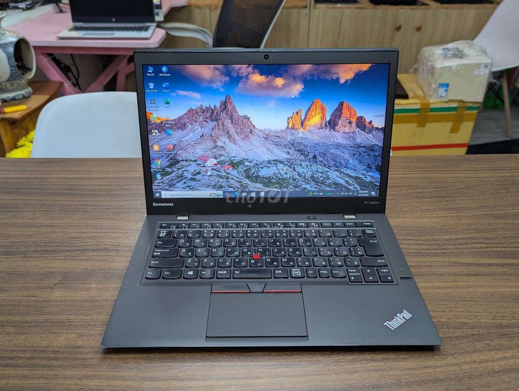 Lenovo Thinkpad X1 Carbon I5-5300U/8GB/256GB. Mua bán Laptop tại Thành phố Thuận An Bình Dương được đăng bởi LAPTOP VŨ PMV  hình 1