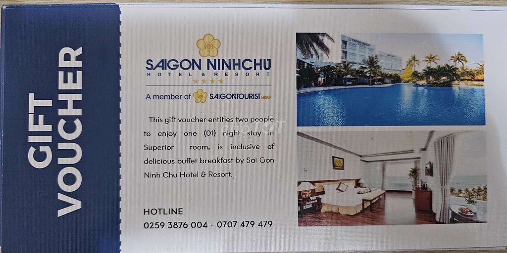 Voucher du lịch Saigon Ninh Chu 2N1D. Du lịch tại Quận 3 Tp Hồ Chí Minh được đăng bởi LE LONG hình 1