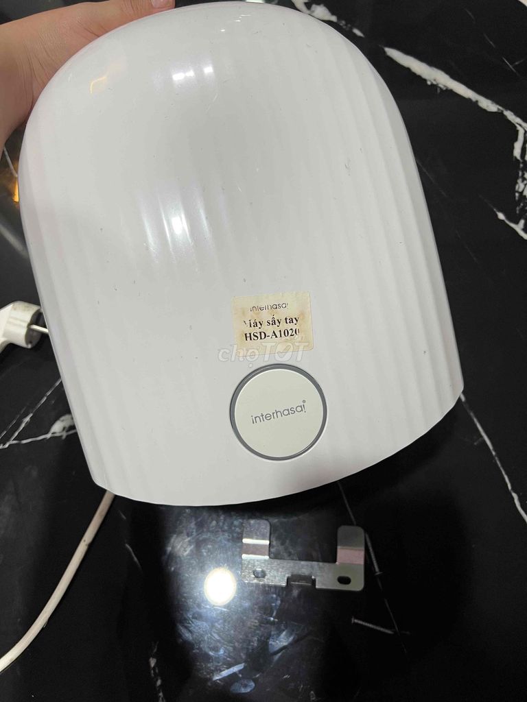 Máy sấy tay Interhasa HSD-A1020 Trắng. Mua bán Thiết bị vệ sinh, nhà tắm tại Quận 7 Tp Hồ Chí Minh được đăng bởi Cái Tiệm  hình 1