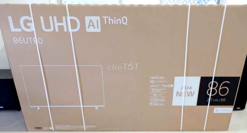 TV 4K LG 86UT8050 86in 4K NÓI MODEL 2024 MỚI 100%