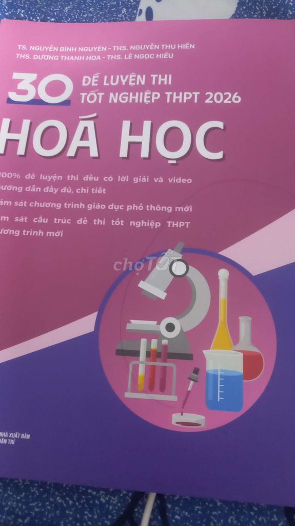 30 Đề Luyện Thi THPT 2026 Hóa học. Mua bán Sách tại Huyện Lương Sơn Hòa Bình được đăng bởi pham phương anh hình 1