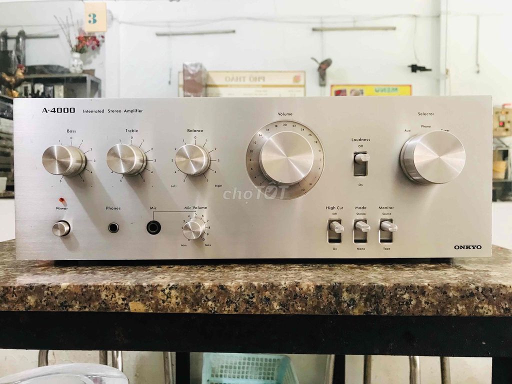 Amply Onkyo A-4000 máy chạy 2 tổ hợp STK zin đẹp. Mua bán Tivi, Âm thanh tại Quận 12 Tp Hồ Chí Minh được đăng bởi Hoàng Thao audio hình 1