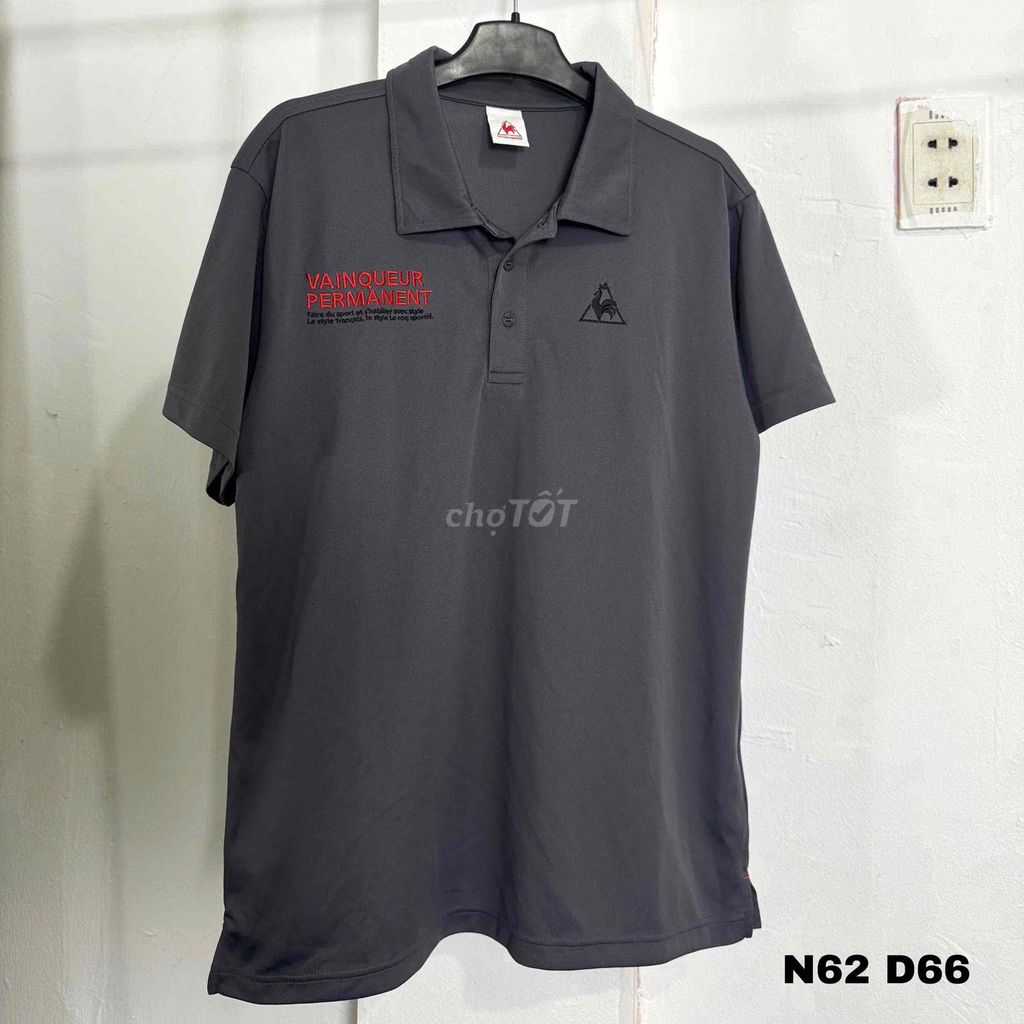 Áo thun Polo Lecoq Nam Xám. Mua bán Quần áo tại Quận Bình Thạnh Tp Hồ Chí Minh được đăng bởi Sơn bán đồ Secondhand  hình 1