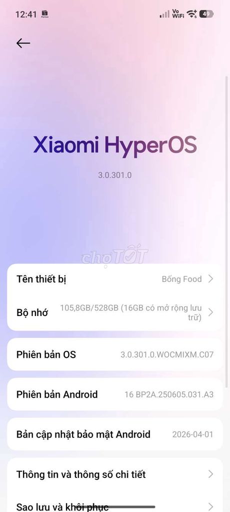 Xiaomi Mi15 512GB Xanh HyperOS. Mua bán Điện thoại tại Quận Tây Hồ Hà Nội được đăng bởi tiến hình 1