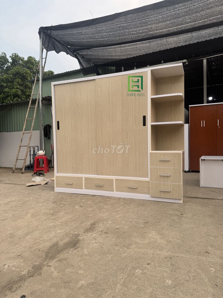Tủ quần áo Nhựa Đài Loan Cửa lùa 1m8 x 2m. Mua bán Tủ, kệ gia đình tại Thành phố Thủ Đức Tp Hồ Chí Minh được đăng bởi Nội Thất Quang Hùng hình 1