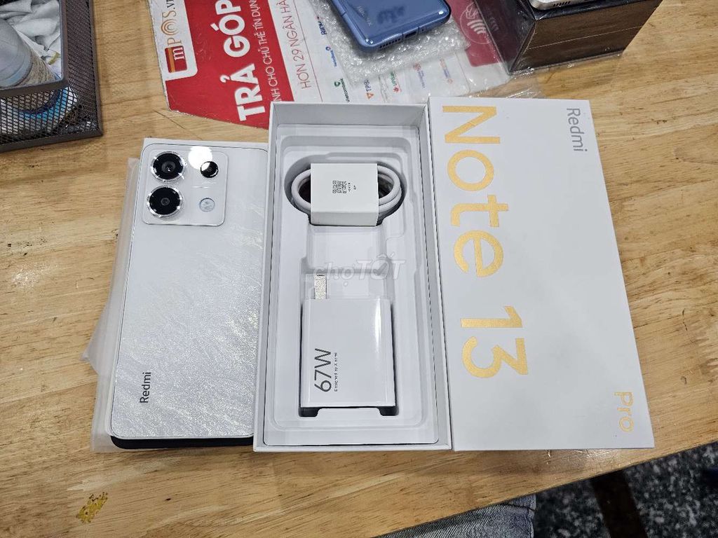 XIAOMI REDMI NOTE 13 PRO 5G TRẮNG NEW FULBOX 8/128