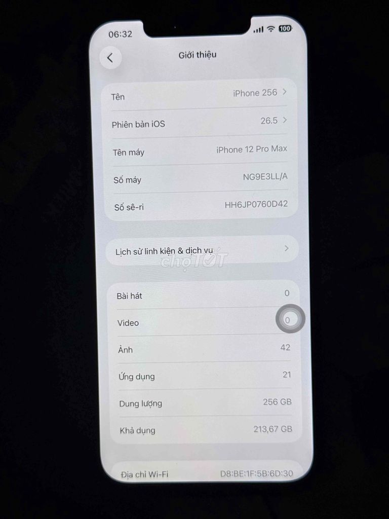 iPhone 12 Pro Max 256GB qua sử dụng đã thay thế. Mua bán Điện thoại tại Thành phố Thuận An Bình Dương được đăng bởi hung hình 1